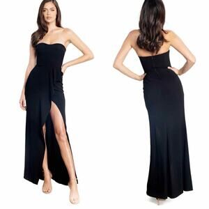 Dress The Population Black Kai Gown Size XXL
